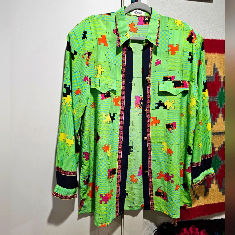 Vintage Reflex button-down shirt L